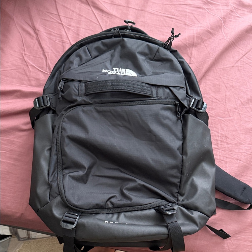 The North Face Router Black Backpack for Men